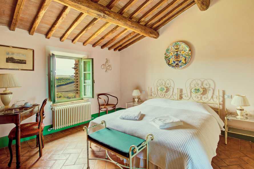 Ritina, chambre avec vue sur les collines toscanes