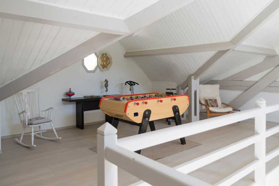 La mezzanine et son espace détente