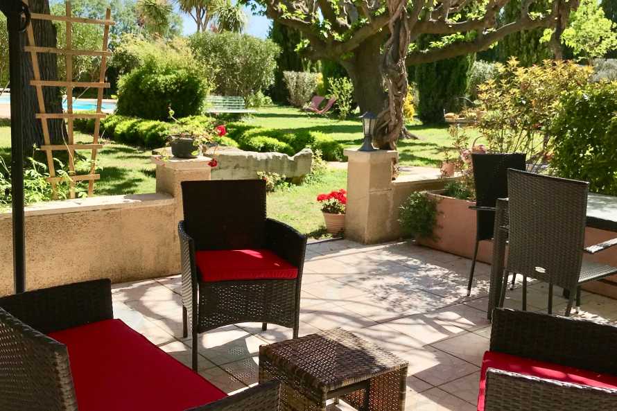 Chambre Claire Fontaine pour 2-3 personnes avec terrasse
