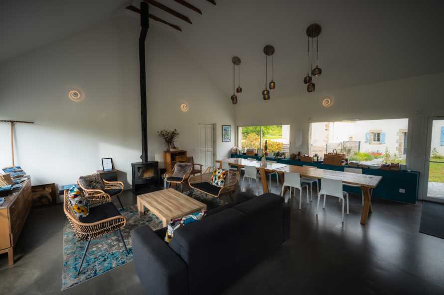 La salle des petits-déjeuners et diners