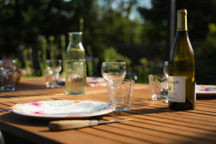 La terrasse extérieur