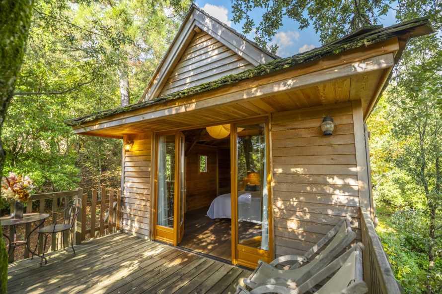 Cabane perchée dans les arbres