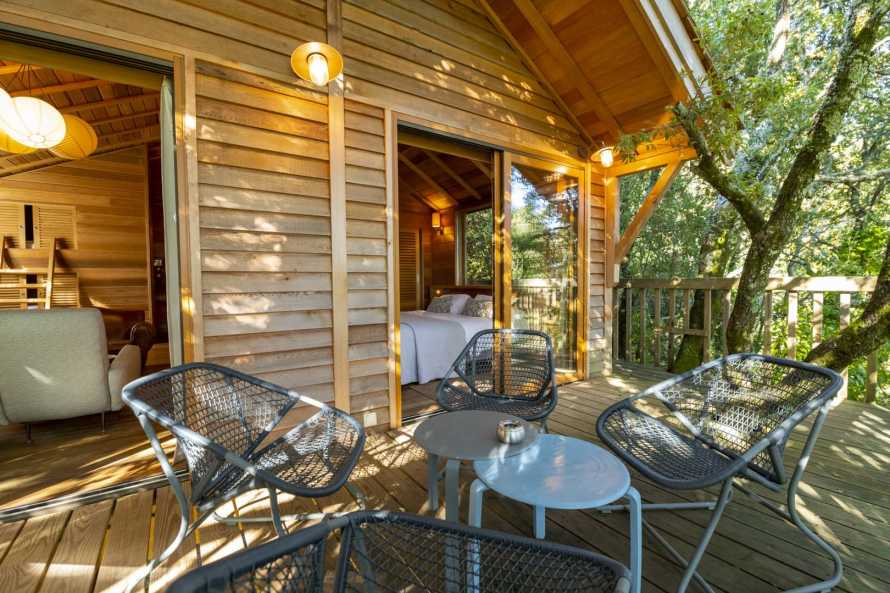 Cabane perchée dans les arbres