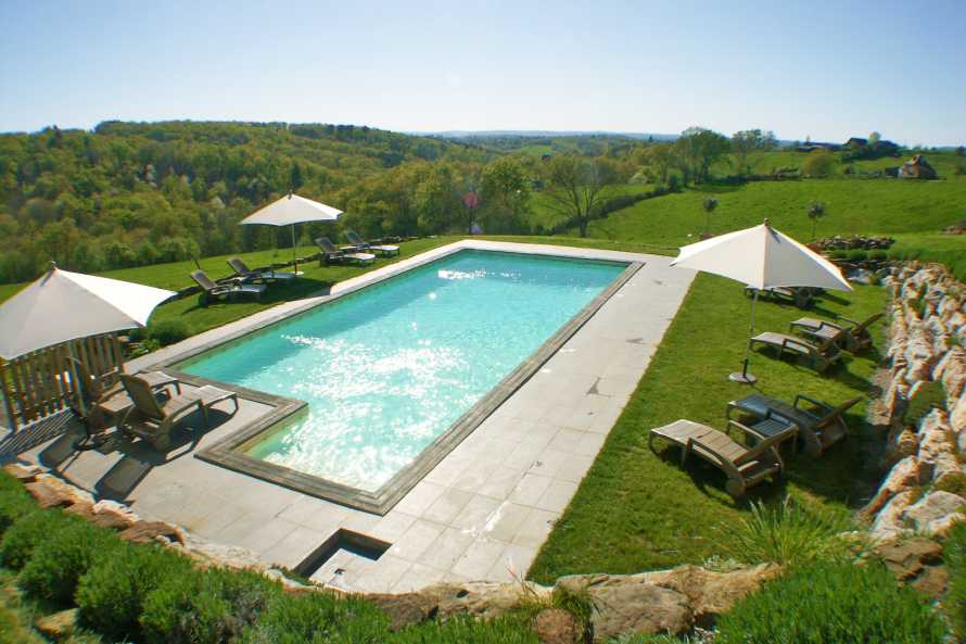 les instants volés SPA PRIVATIF 12 -piscine à perte de vue