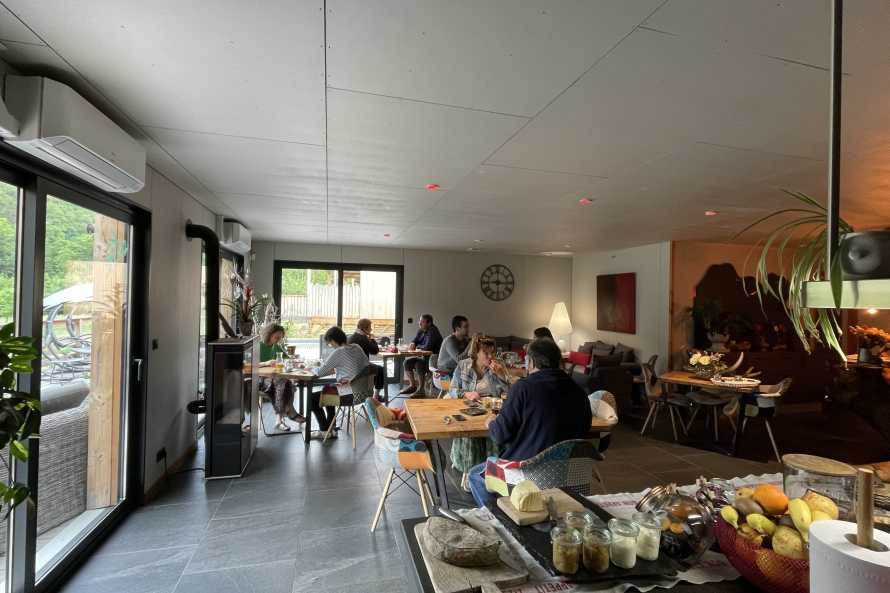 Espace petit déjeuner 