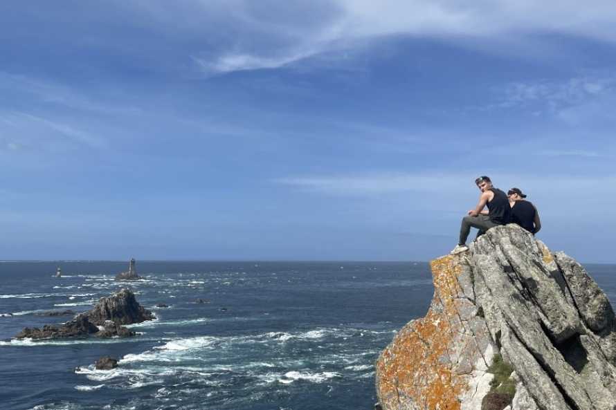 Le dernier rocher de la pointe du Raz à 6km du quartier d'hiver